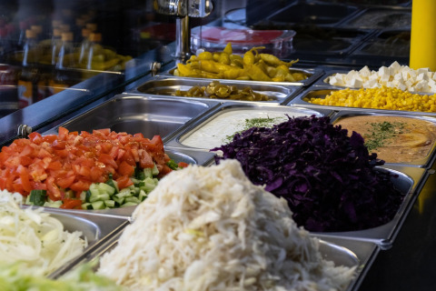 Corporate lunch buffet